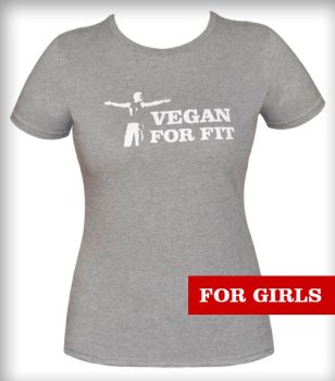 Frauen-Shirt "Vegan for fit"